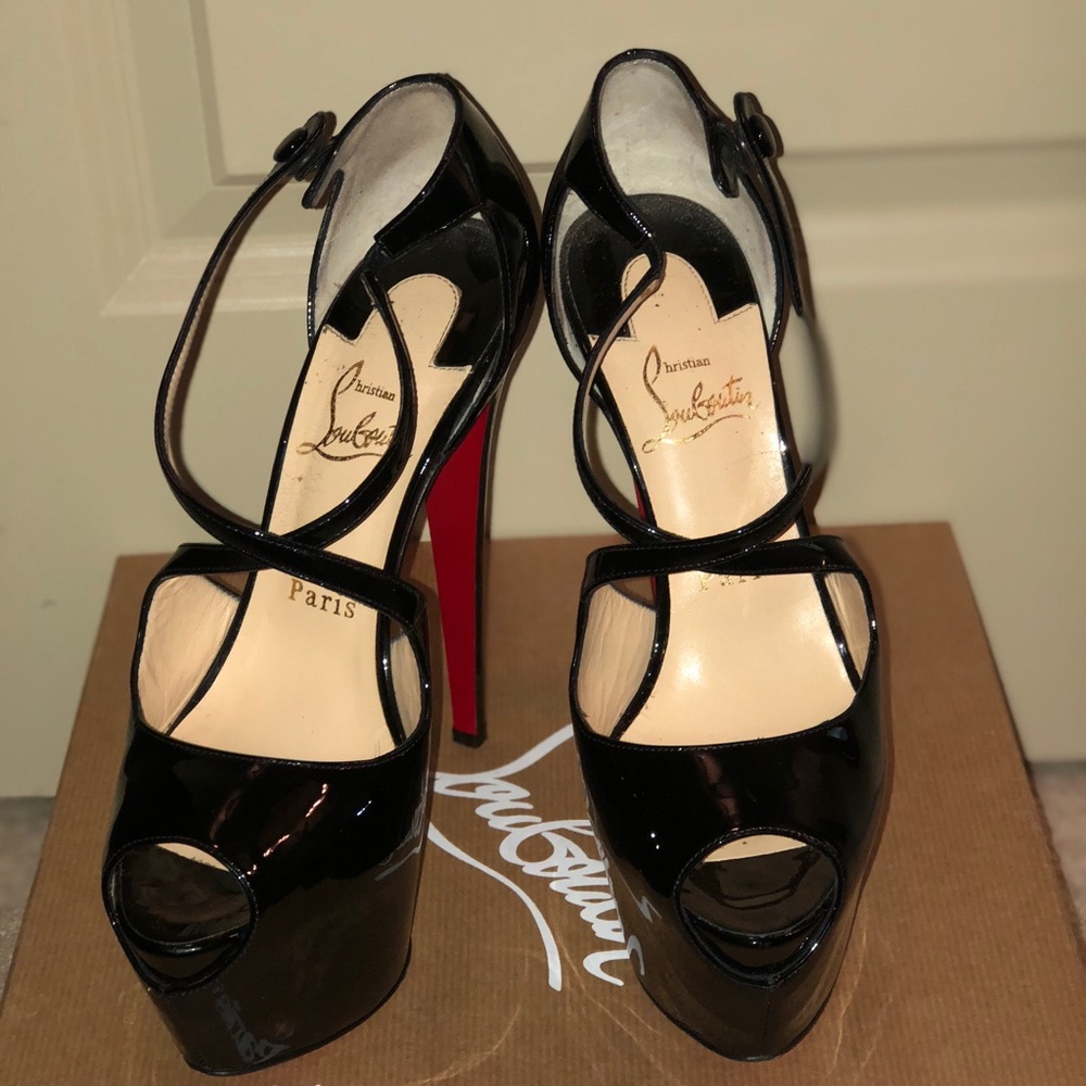 Christian louboutin exagona 160 patent